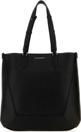 Alexander McQueen medium Edge tote bag - unisex - Calf Leather - OS - Black