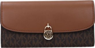 Michael Kors Hamilton Donnas Portafoglio in tessuto Marrone