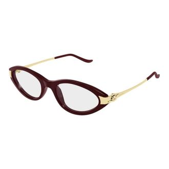 Cartier Optical Frame - unisex - Cartier - Glasses - Red - 52 MM - Accessories