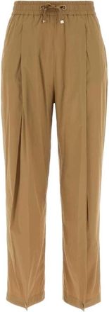 Herno Straight Broeken - Dames - Straight fit broeken - Bruin - L - Broeken