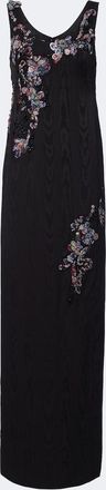 Dries Van Noten Appliqu&eacute; embellished gown