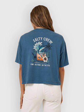 Salty Crew Mai Tai Tails Skimmer T-Shirt blau