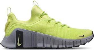 Nike Mens Free Metcon 6 - Training Shoes Cement Grey/Light Lemon Twist/Light Lemon Twist Size 10.5