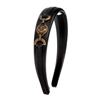 Versace Cerchietto Nappa - - Accessories - Donna - Nero - ONE SIZE