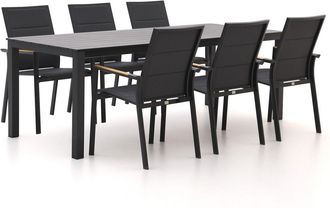 Bellagio la vita attrattiva Bellagio Albinea/Menzano 220cm dining tuinset 7-delig stapelbaar