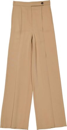 Ferragamo Ferragamo Viscose Cady Tailored Trousers, Brand Size 36 ( US Size 2 )