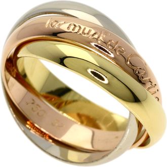 Cartier Yellow Gold (18K) Pink Gold (18K) White Gold (18K) Band Ring (Pre-Owned)