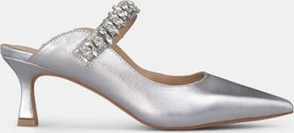 Alma En Pena Shoes with Heeled Toe Soother in Metallic Silver at Nordstrom, Size 39