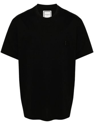 Wooyoungmi T-shirt con applicazione - Nero