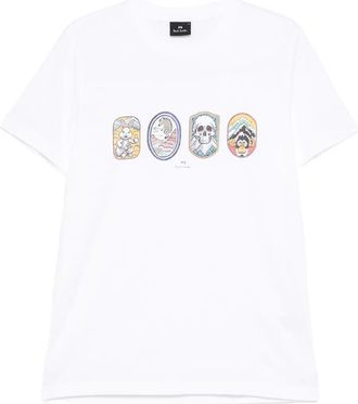 Paul Smith Badges cotton T-shirt - White