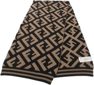 Fendi Sciarpa Pre-owned - - Pre-owned - Donna - Marrone - ONE SIZE