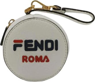 Fendi Pre-owned Vintage Mini Tas - Dames - Vintage Mini Tas - Wit - ONE Size - Nylon - Vintage