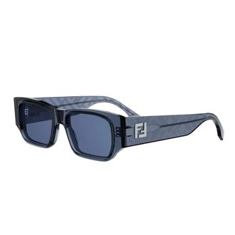Fendi Sunglasses, unisex, Blue, 54 MM, FF Squared Sunglasses