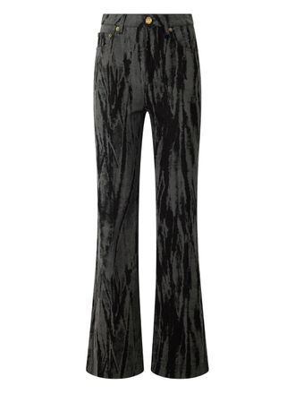 Roberto Cavalli Jeans con effetto vissuto - Nero