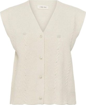 Cream Dames, Truien, Beige, Maat: Xl/2Xl