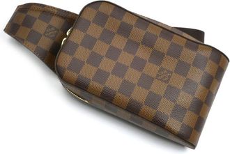 Louis Vuitton Brown Damier Canvas Sling Bag (Pre-Owned)