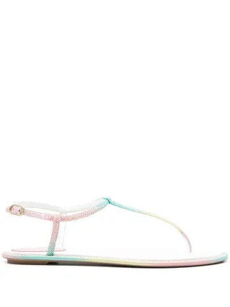 Rene Caovilla Diana Burano flat sandals - Green