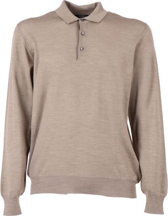 Fedeli Polo-shirt L/s Knitted Sweater Man