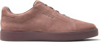 Cole Haan Mens GrandPro Luxe Mile Trainer Brown Nubuck Sneakers - C44437