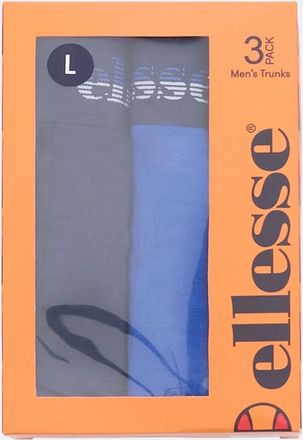 Ellesse Mens Muxel888 3 Pk Boxers - Navy/Blue/Light Blue - Navy Blue Light - Size: 32/30/31