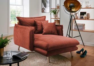 Inosign Loveseat »Lazio« moderner Sessel mit einer bequemen Polsterung, 2 Stk. Zierkissen