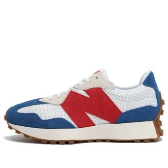 New Balance 327 White Blue Red JD Exclusive MS327JBR