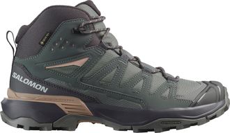 Salomon Wanderschuh SALOMON X ULTRA 360 MID GORE-TEX, Damen, Gr. 38,5, sedona sage, urban chic, etherea, Synthetik, Textil, Schuhe Wanderschuh, wasserdicht