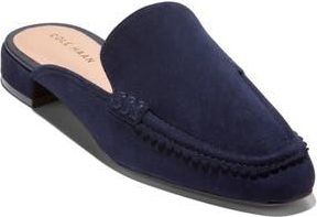 Cole Haan Pollina Apron Toe Mule in Midnight Moon Suede at Nordstrom Rack, Size 9.5