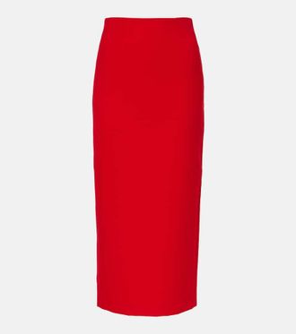 Roland Mouret Falda tubo de crep&eacute;