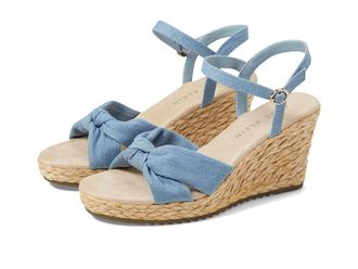 Anne Klein Wintour Womens Sandals Denim : 6.5 M, Leather/Synthetic