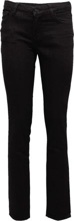 Fred Perry Dames, Broeken, Zwart, Maat: W27 Denim