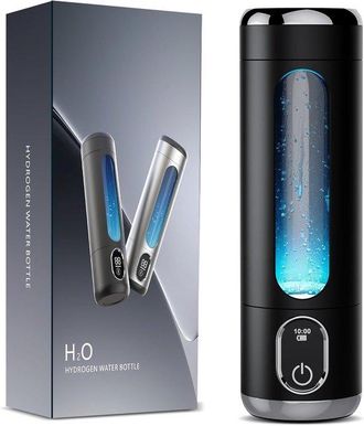 No Brand Borraccia Portatile Con Generatore Di Idrogeno - Infusione Di H2 Molecolare Fino A 6000 Ppb, Tecnologia Spe/pem, Dispositivo Ricaricabile Per La Produ