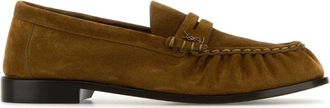 Saint Laurent Camel Suede Le Loafer Loafers
