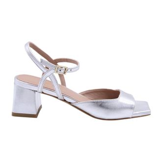 Scapa High Heel Sandals, female, Gray, Size: 6 US Stylish Sandal with Pijlstaartrog Detail