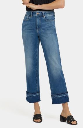 NYDJ Bailey High Waist Ankle Relaxed Straight Leg Jeans in Sun Soak at Nordstrom, Size 10P