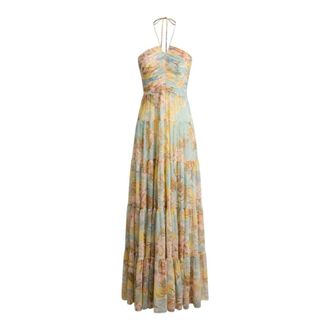 Ralph Lauren Halter Floral Gown - female - Ralph Lauren - Gowns - Multicolor - 2XS - Dresses