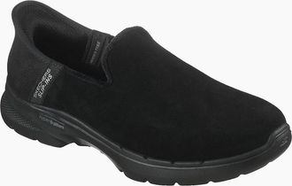 Skechers Womens Gowalk6 Slip-Ins Walking Shoes - Black - Size: 4.5 37.5