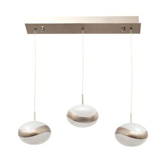 Fabrilamp L&aacute;mpara De Techo Planett 3x8w Led 1800lm 3300k L.48xan.8xal.reg.cm Champanhe