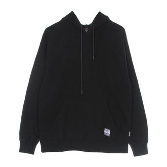 PROPAGANDA Hoodies, male, Black, XS, Black Ribs Icon Mask Hoodie Men