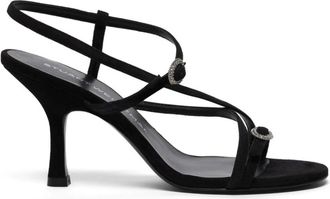 Stuart Weitzman Sandalen - Dames - Sandalen met hakken - Zwart - 40 EU - Schoenen