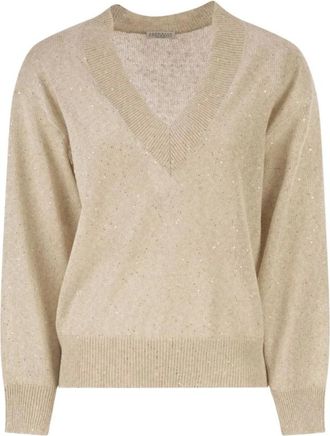Brunello Cucinelli Mujer, Jerseys, Beige, Talla: L