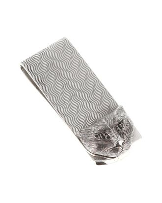 Gucci Silver Feline Money Clip