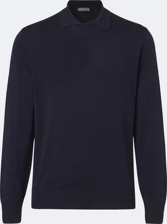 Canali Wool polo shirt