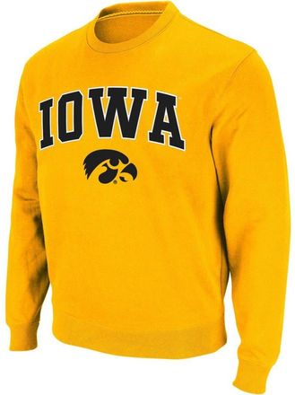Colosseum Mens Colosseum Gold Iowa Hawkeyes Arch & Logo Crew Neck Sweatshirt at Nordstrom, Size Medium