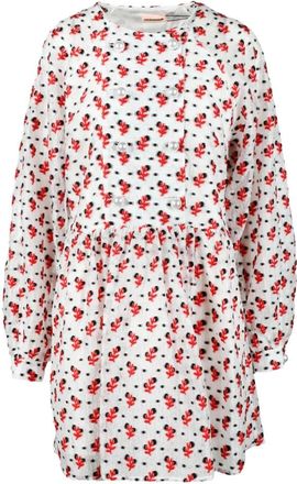 Custommade Elegante Damesjurk - Dames - Korte kleedjes - Veelkleurig - XS - Polyester - Kleedjes