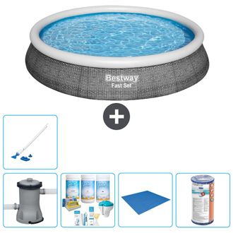 Bestway Piscina Bestway Fast Set Redonda - 396x84 Cm - 8-piezas S21448