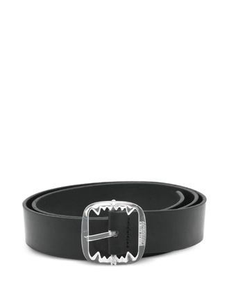 Charles Jeffrey Loverboy chomp belt - unisex - Calf Leather - M - Black