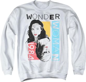 Gildan Wonder Woman 84 Color Blocks Adult Crewneck Sweatshirt