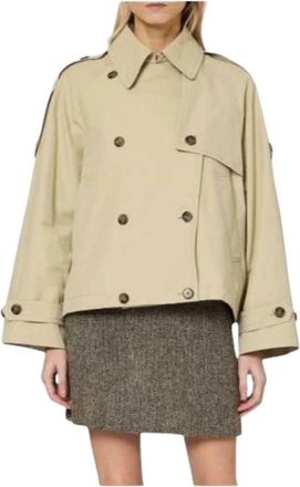 Paul Smith Korte Trenchcoat - Dames - Trenchcoats - Beige - XS - Katoen - Jassen