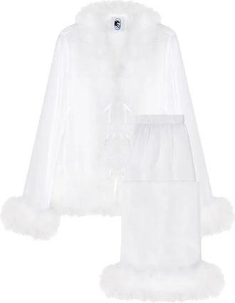 Sleeper Afrodita doorzichtige lounge set - Wit